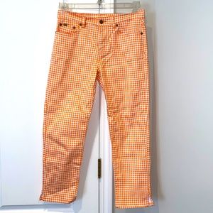 DG2 Orange Ginham Pants